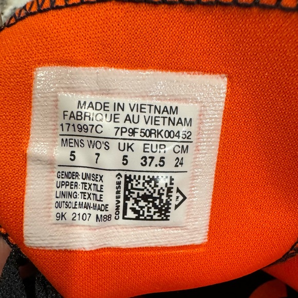 CONVERSE Mens CHUCK TAYLOR ALL STAR CX STREET Mens Size 5 Women sz 7 US - New - Picture 5 of 6